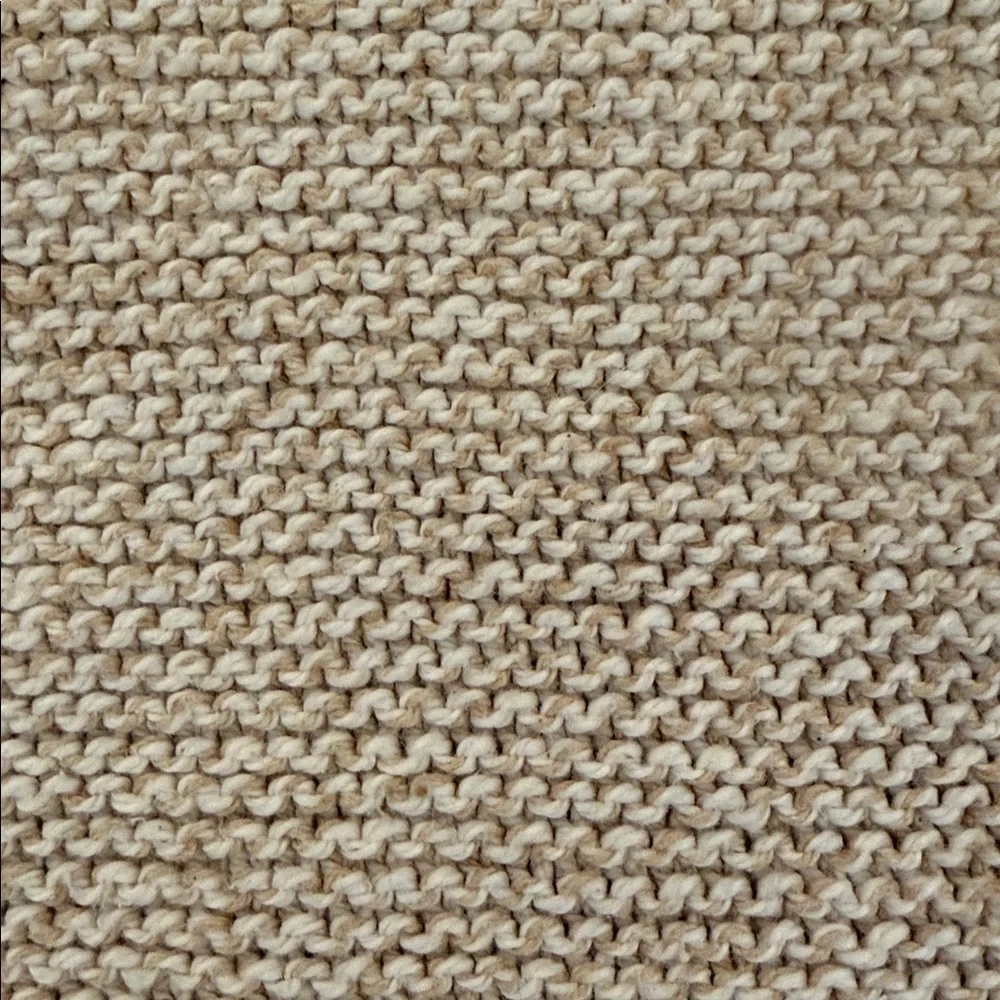 Vintage Y2K American Eagle Henley Sweater Tan Cotton USA XL Textured Rolled Neck - Picture 5 of 13